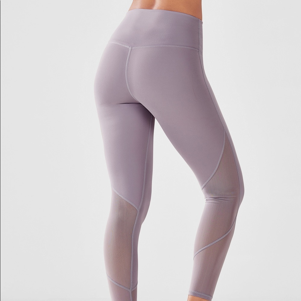 Fabletics//high-waisted mesh pureluxe 7/8 leggings